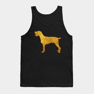 German Wirehaired Pointer golden art Tank Top